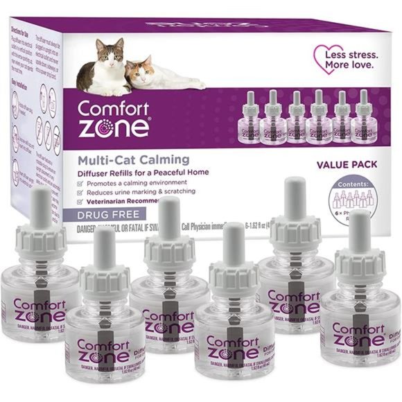 Multi Cat Calming Diffuser Refills: pack; Pheromones to Reduce